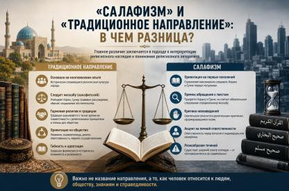 «Салафизм» и «традиционное направление»: в чем разница?